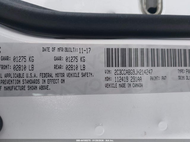 2C3CCABG9JH214247 Chrysler 300 300s