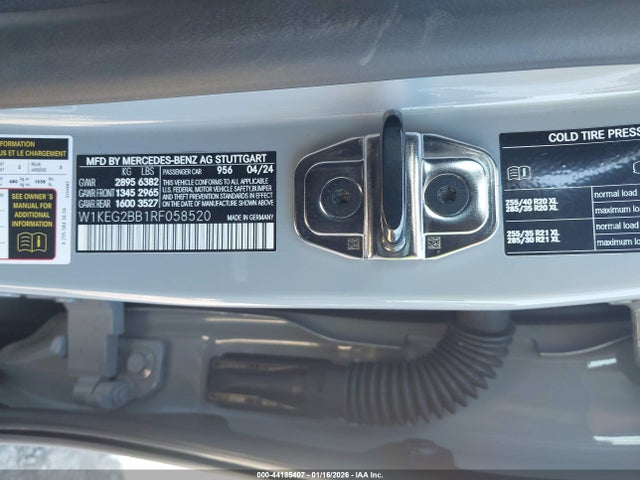 2024 MERCEDES-BENZ EQE W1KEG2BB1RF058520 Photo 8