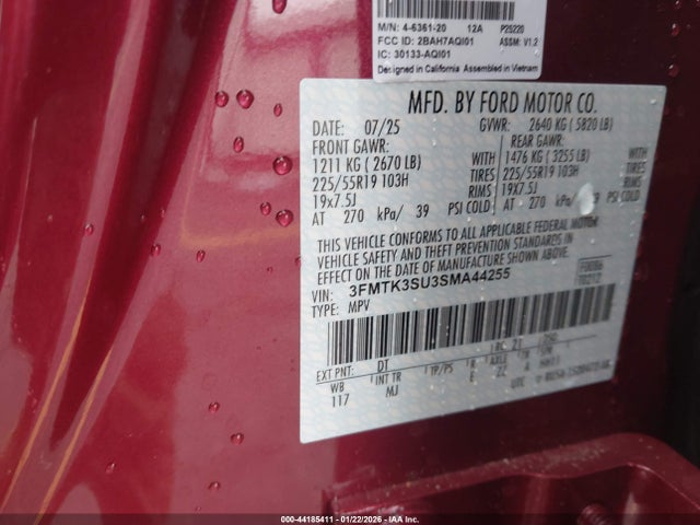 Ford Mustang Mach-e Premium 2025 3FMTK3SU3SMA44255 Image 9