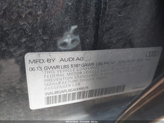 2014 AUDI S4 WAUBGAFLXEA006625 Photo 8