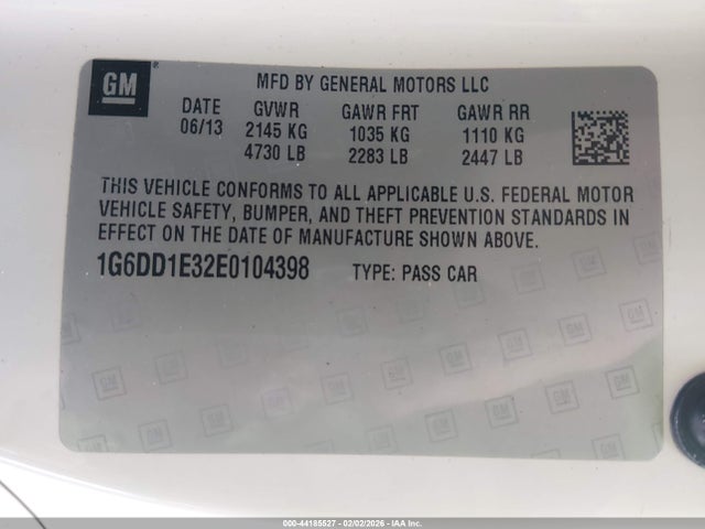 2014 CADILLAC CTS 1G6DD1E32E0104398 Photo 8