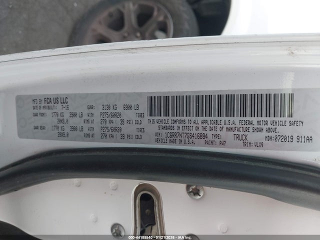 1C6RR7NT7GS416884 RAM 1500 Laramie