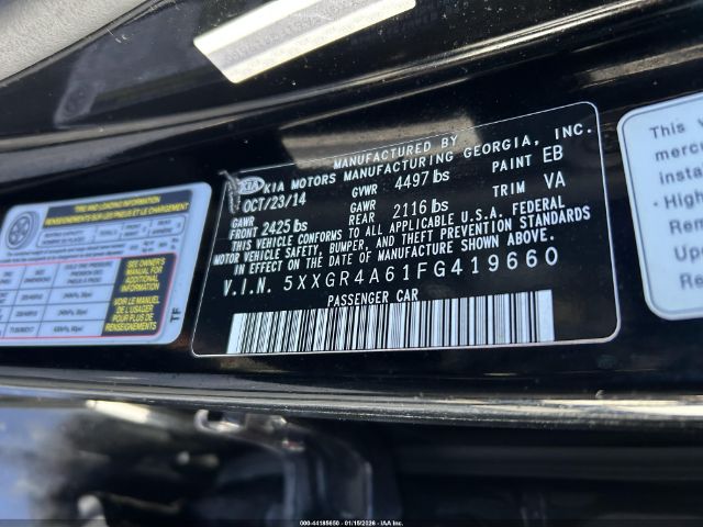 2015 KIA OPTIMA 5XXGR4A61FG419660 Photo 8