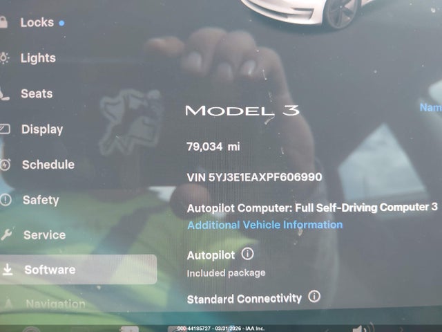 2023 TESLA MODEL 3 5YJ3E1EAXPF606990 Photo 6