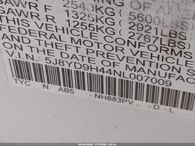 2022 ACURA MDX 5J8YD9H44NL007009 Photo 8