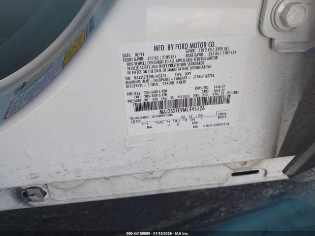 2021 FORD ECOSPORT MAJ3S2FE9MC445126 Photo 8