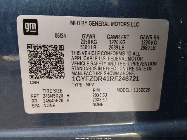 2024 CADILLAC XT4 1GYFZDR41RF246721 Photo 8