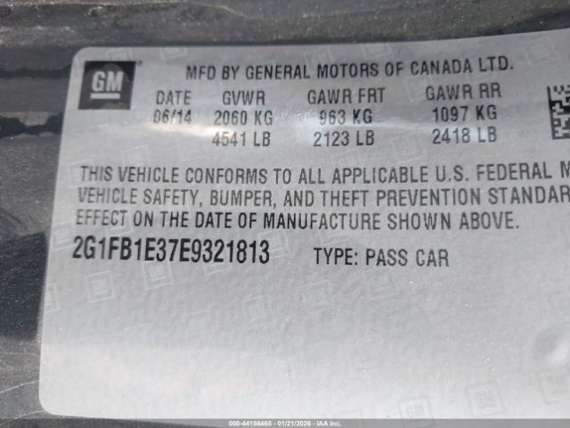 2014 CHEVROLET CAMARO 2G1FB1E37E9321813 Photo 8