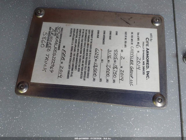 Продаж на аукціоні авто 2014 Ram 5500 Chassis Tradesman/slt, vin: 3C7WRMALXEG222969, номер лоту: 44186589