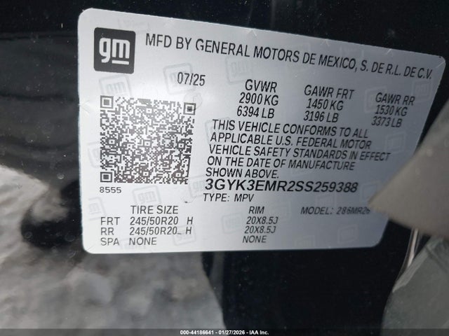 2025 CADILLAC OPTIQ 3GYK3EMR2SS259388 Photo 8