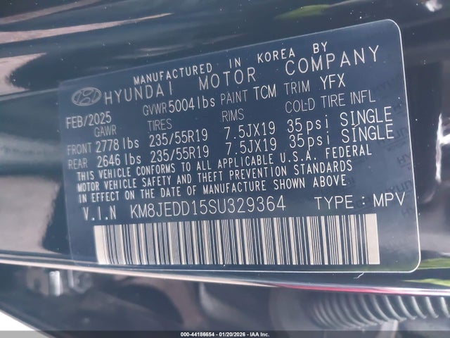 KM8JEDD15SU329364 Hyundai Tucson Hybrid Limited