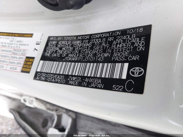 Toyota Prius Prime Premium 2018 JTDKARFP1J3101143 Image 9