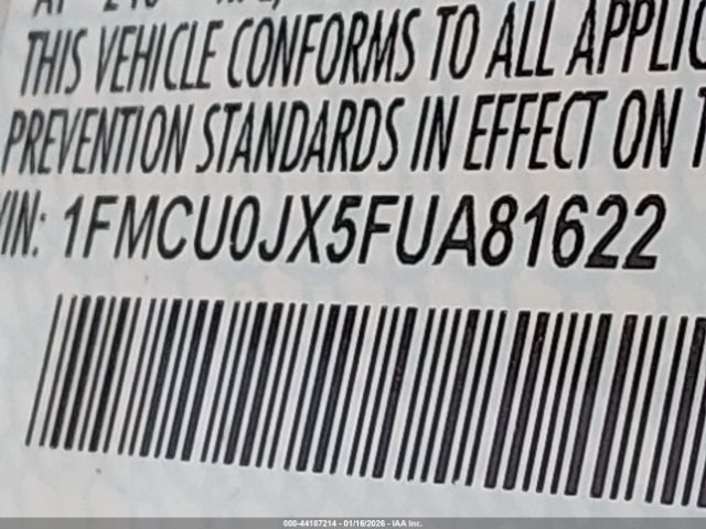 2015 FORD ESCAPE 1FMCU0JX5FUA81622 Photo 8