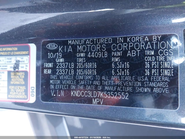 2019 KIA NIRO PLUG-IN HYBRID KNDCC3LD7K5352552 Photo 8