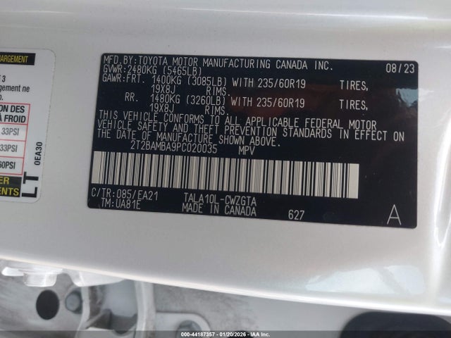 2023 LEXUS RX 350 2T2BAMBA9PC020035 Photo 8