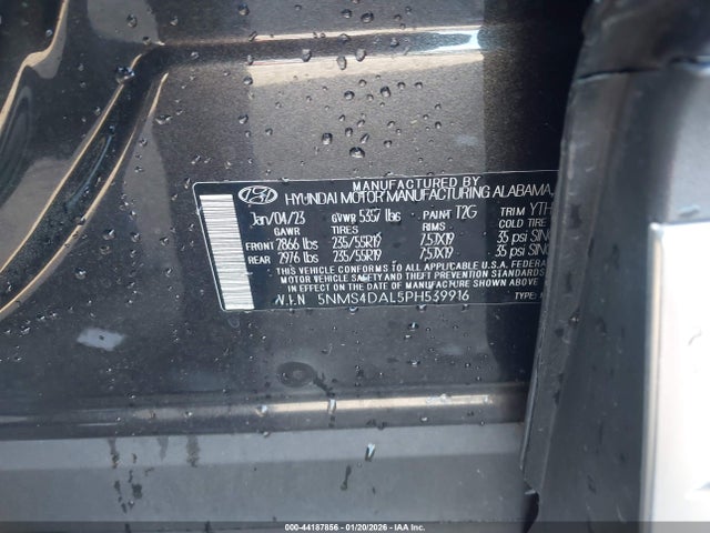 2023 HYUNDAI SANTA FE 5NMS4DAL5PH539916 Photo 8