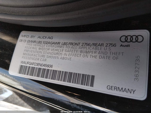 2014 AUDI A6 WAUFGAFC0EN045606 Photo 8