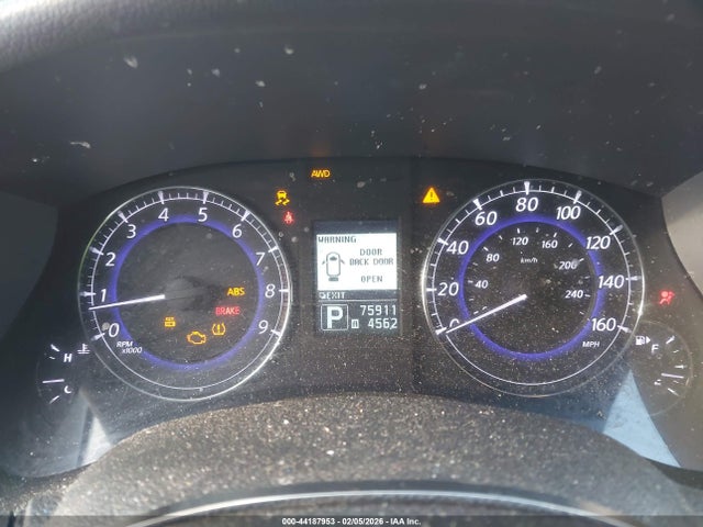 44187953 :رقم المزاد ، JN1AJ0HR9CM450721 vin ، 2012 Infiniti Ex35 Journey مزاد بيع