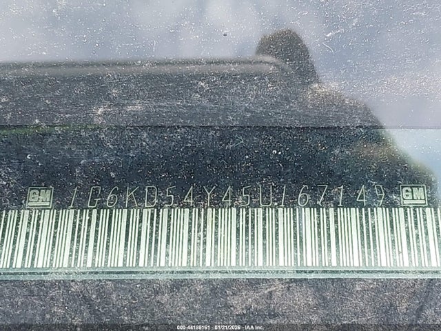 2005 CADILLAC DEVILLE 1G6KD54Y45U167149 Photo 8