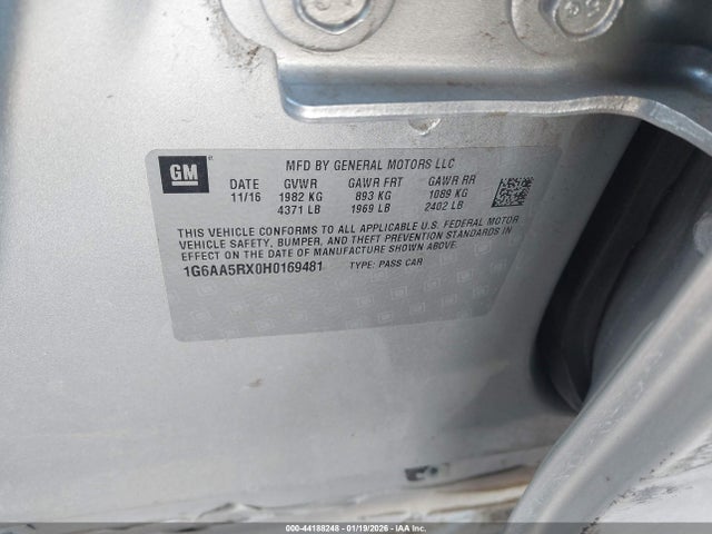 2017 CADILLAC ATS 1G6AA5RX0H0169481 Photo 8