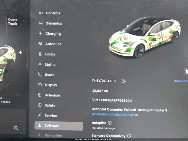 2023 TESLA MODEL 3 5YJ3E1EA2PF695020 Photo 6