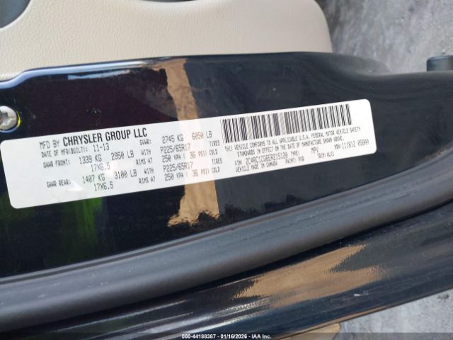 2014 CHRYSLER TOWN & COUNTRY 2C4RC1CG6ER215120 Photo 8