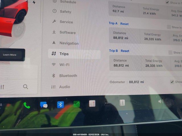 44188409 :رقم المزاد ، 7SAYGDEF7NF456172 vin ، 2022 Tesla Model Y Performance Dual Motor All-wheel Drive مزاد بيع