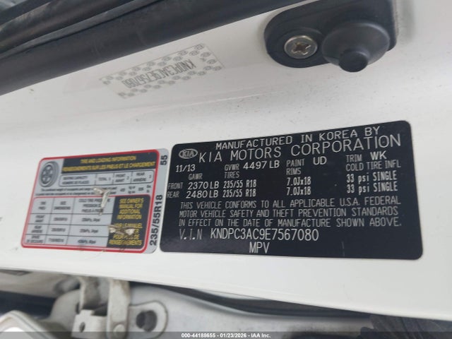 KIA Sportage Ex 2014 KNDPC3AC9E7567080 Image 9
