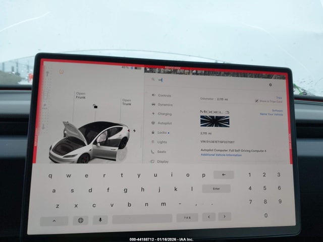 2025 TESLA MODEL 3 5YJ3E1ET1SF037067 Photo 6