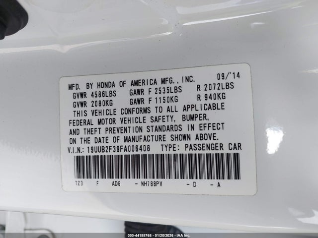Продаж на аукціоні авто 2015 Acura Tlx V6, vin: 19UUB2F39FA006408, номер лоту: 44188768