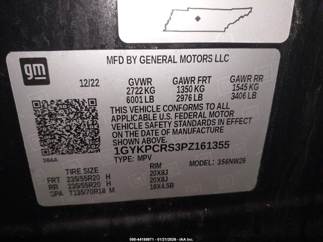2023 CADILLAC XT6 1GYKPCRS3PZ161355 Photo 8
