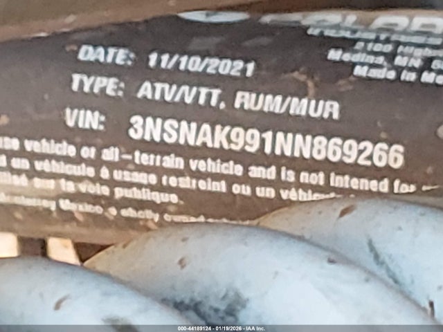 3NSNAK991NN869266 Polaris RZR
