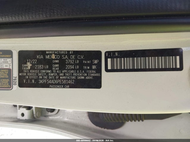 KIA Forte Gt-line 2023 3KPF54AD6PE581462 Image 9