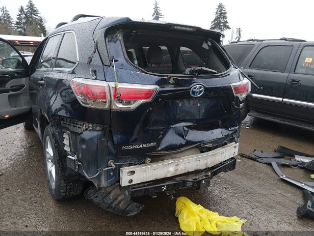 5TDDCRFHXGS018278 Toyota Highlander Hybrid Limited Platinum V6