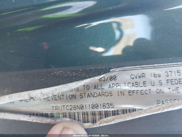 2001 AUDI TT TRUTC28N011001635 Photo 8