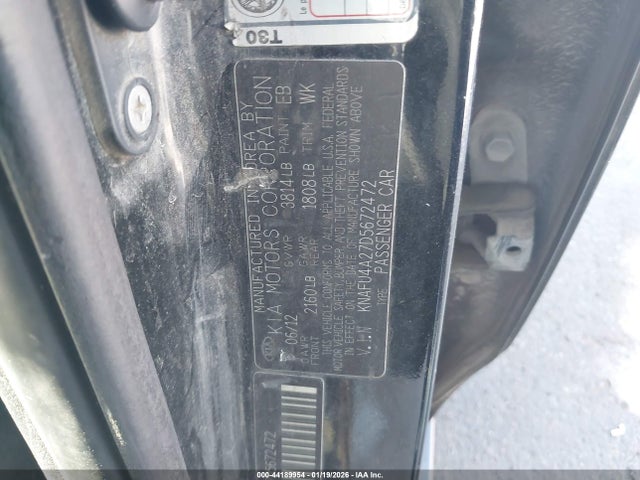 2013 KIA FORTE KNAFU4A27D5672472 Photo 8