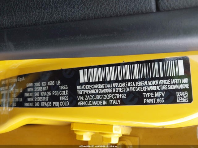 Jeep Renegade Trailhawk 2016 ZACCJBCT2GPC79192 Image 9