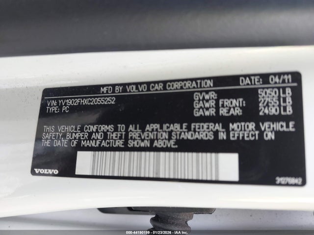 2012 VOLVO S60 YV1902FHXC2055252 Photo 8