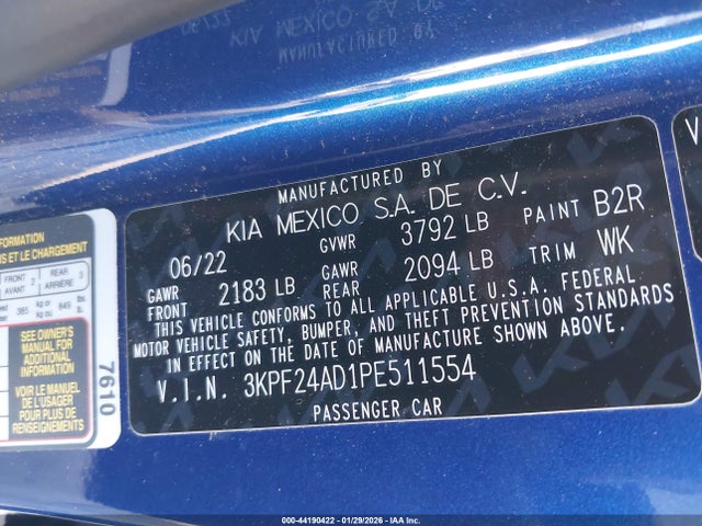 KIA Forte Lxs 2023 3KPF24AD1PE511554 Image 9