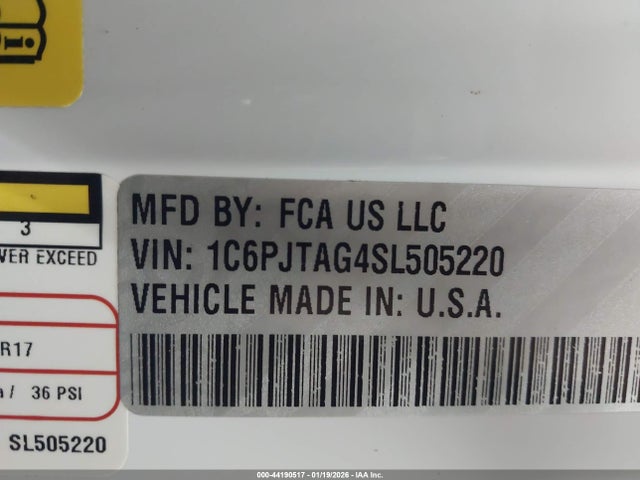 2025 JEEP GLADIATOR 1C6PJTAG4SL505220 Photo 8