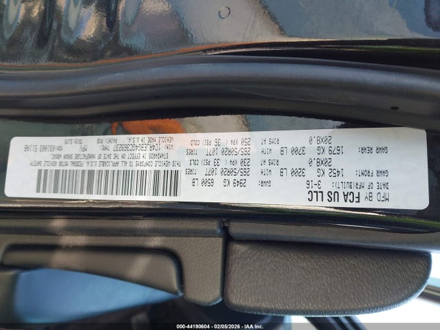 1C4RJEBG4GC369237 Jeep Grand Cherokee Limited 75th Anniversary