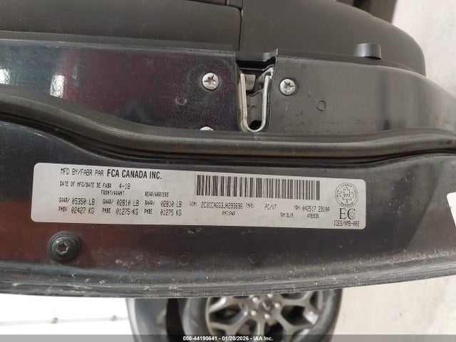 Продажа на аукционе авто 2018 Chrysler 300 S, vin: 2C3CCAGG3JH293696, номер лота: 44190641