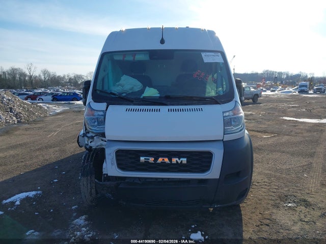 2022 Ram Promaster 3500 Cargo Van High Roof 159 Wb Ext მანქანა იყიდება აუქციონზე, vin: 3C6MRVJG2NE136202, აუქციონის ნომერი: 44190690