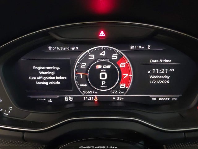 Aukcja sprzedaży 2018 Audi Sq5 3.0t Premium Plus, vin: WA1A4AFY3J2015104, numer aukcji: 44190709