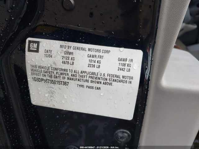 2005 CADILLAC CTS 1G6DP567350157367 Photo 8