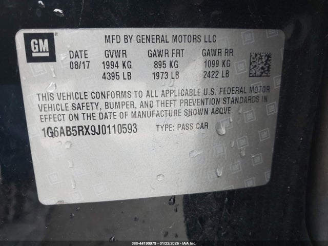 2018 CADILLAC ATS 1G6AB5RX9J0110593 Photo 8