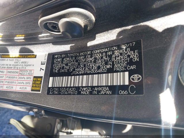 JTDKARFPXH3064832 Toyota Prius Prime Premium