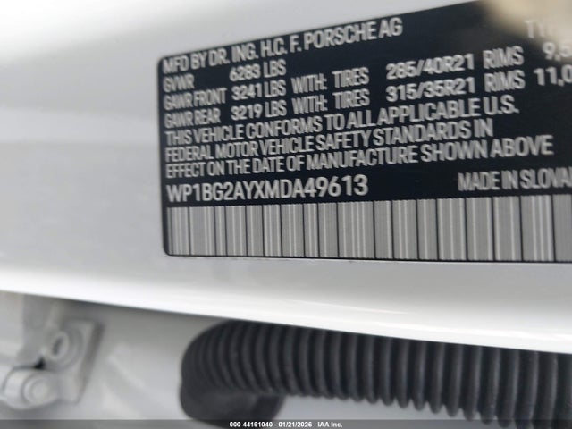 2021 PORSCHE CAYENNE COUPE WP1BG2AYXMDA49613 Photo 8