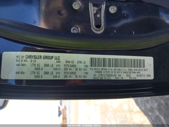 2011 RAM RAM 1500 1D7RV1GT5BS504183 Photo 8