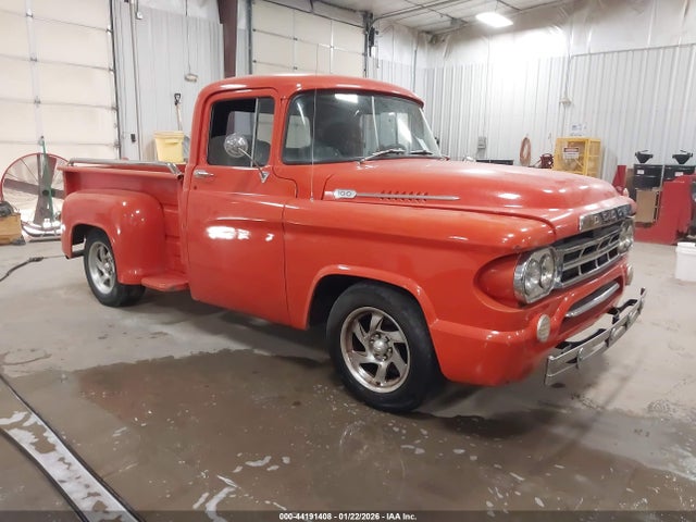 1959 Dodge D100 მანქანა იყიდება აუქციონზე, vin: M8D1L31812, აუქციონის ნომერი: 44191408
